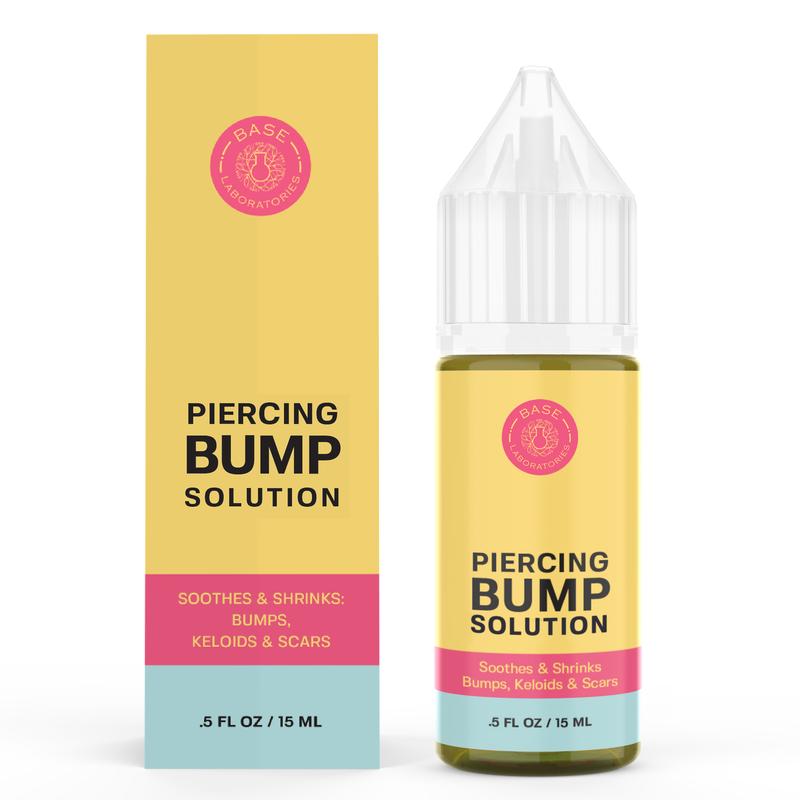 Piercing Bump Aftercare Kit – Saline & Hypochlorous Acid Piercing Aftercare Spray + Keloid Bump Removal Oil – Piercing Care & Healing