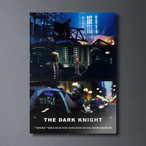 The Dark Knight - Movie Poster Print | Minimalist Movie Poster | Wall art #52