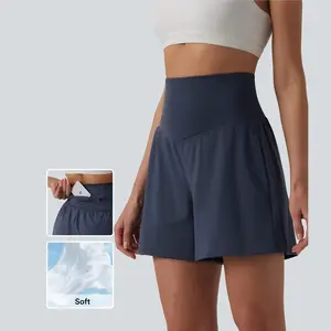 Halara SoftlyZero™ Airy High Waisted Pockets Cool Touch Yoga Shorts 5''