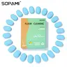 SOPAMI Eco-Safe Scented Home Cleaning Granules - 12/24PCS Floor Cleaner Tablets, Lemon/Mint Scents, Odor Eliminator, Grime-Dissolving, Fast-Drying No Residue, Safe for Wood Tile Marble, All-Purpose Home Care Supplies