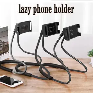 Lazy Hanging Neck Phone Stand Holder, Rotatable Mobile Phone Stand, Necklace Bracket, 360 Degree Phone Holder For Smartphones, Phone Mount
