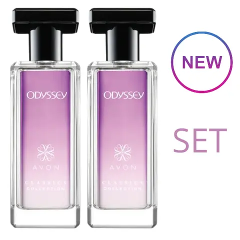 Avon Odyssey Cologne Spray 1.7 fl/ oz SET of 2.  Cologne Scent,  Fragrance Combo,  Distinctive Fragrance