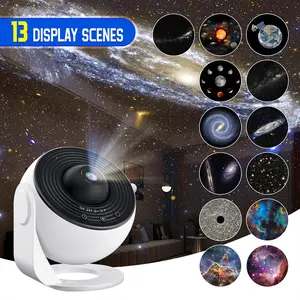 Valentine's Day gift  Planetarium Projector for Bedroom, 13 in 1 Star Projector Galaxy Light, Ceiling Night Light Milky Way Mood Lighting with Timer, LED Space Galaxy Lamp Bedroom Room Decor for Adults Kids - White