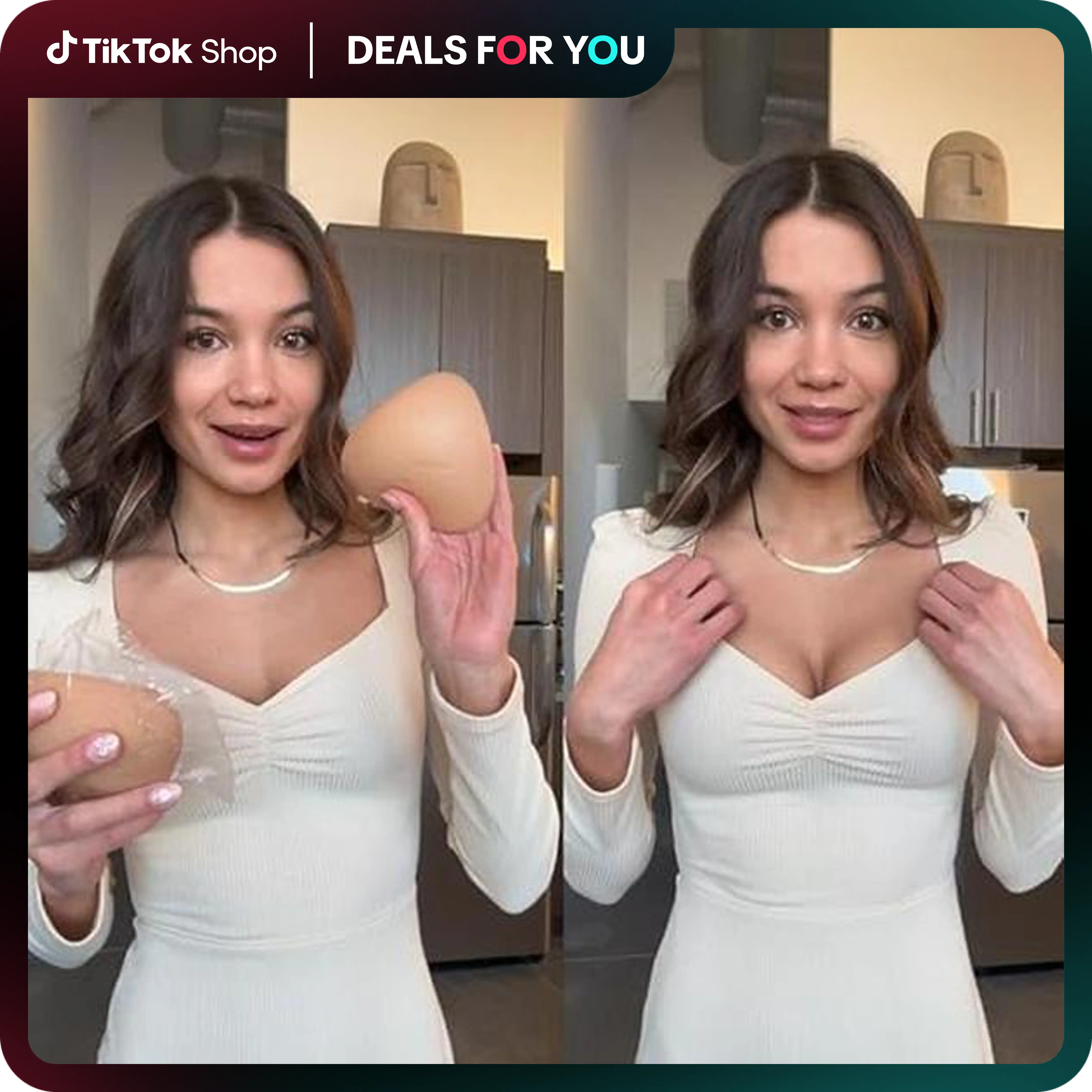 Sticky Inserts - Invisible Instant Lift & Boost, All - Day Cozy Washable & Reusable, Outfit Enhancer