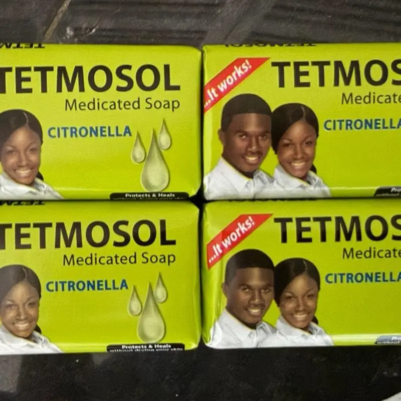 TETMOSOL Medicated Antibacterial Bar Soap with Citronella Oil - Alcohol-Free, Gentle Fresh Cleansing Body Wash & Body Cleanser for Normal Skin Repair, 4-Pack (75g Each) Beauty & Personal Care Bath Soap