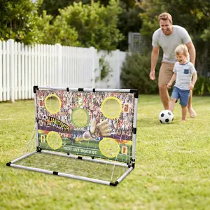 Portable 47in Soccer Goal Set | Durable PP Scoreboard Included | Indoor Outdoor Toddler Sports Training Gift for Backyard accessories youth