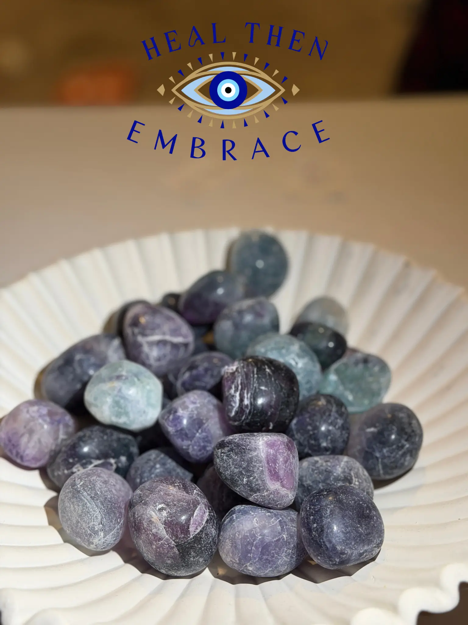 Natural Rainbow Fluorite