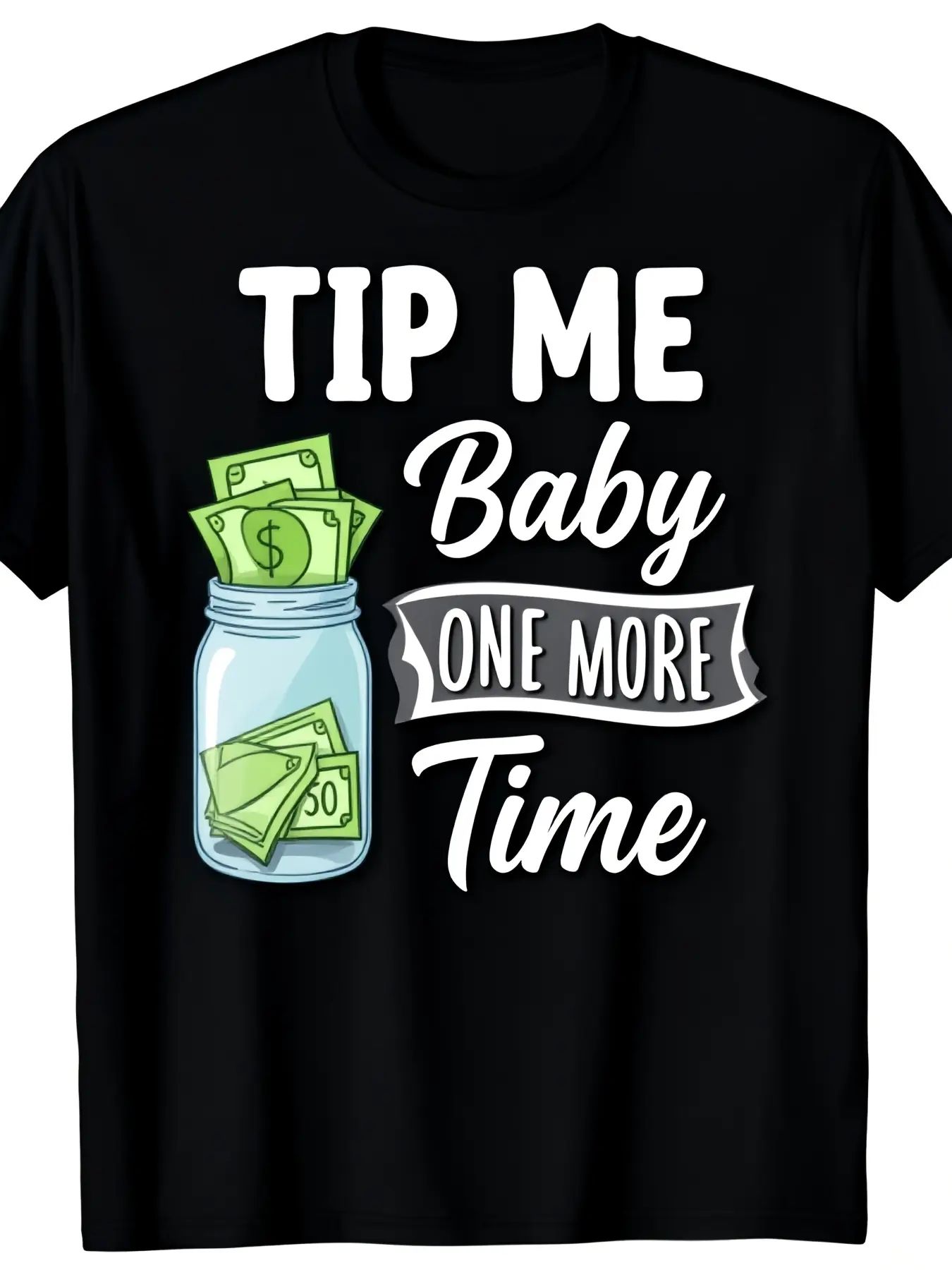Men's TShirt Humorous Bartender 'Tip Me One More T unisex soft cotton short sleeve t shirt, vintage graphic casual tee for men women teens, perfect birthday holiday gift for camping travel gym daily street  wear