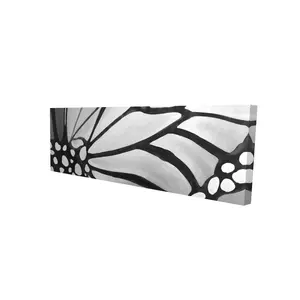 Begin Home Decor 2080-1648-AN328 16 x 48 in. Monarch Wings Closeup Canvas - Insect Art for Home Decor