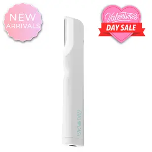 RIKI Ex Fuzz Off Dermaplaning Facial Tool with Lights - Instantly Removes Peach Fuzz & Exfoliates for Smoother Brighter Skin - Easy to Control Handle & Ultra Sharp Stainless Steel Blade