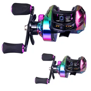 Spartacus II Baitcast Reel, Spinning Reel, Fishing Reel Combo, 6oz Ultralight Baitcast Reel, Super Smooth Spinning, Comes with 17.6lb Carbon Fiber Drag, 7.2:1 Gear Ratio, 39mm Palm Perfect Low Profile Design, Perfect for Beginner Fishing Reels