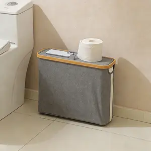 1 black, white and gray tissue box with storage box, elegant box with lid, independent practical design, sturdy construction, ideal for storing tissue products in the home, bathroom and office space