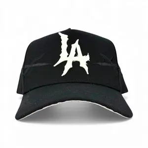 LA REMASTERED THORN GLOW IN THE DARK HAT w/SEUDE BRIM SATIN LINING SNAPBACK