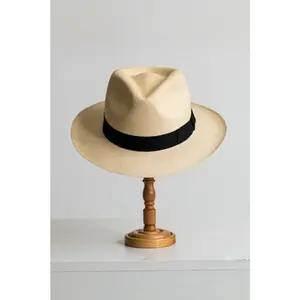 New hand-woven fine paper straw felt hat, men's finely woven paper straw jazz hat