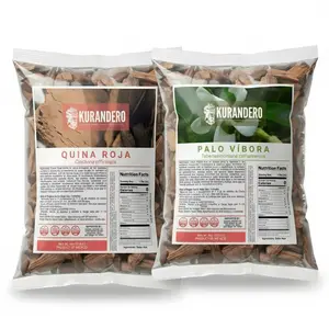 KURANDERO Palo Víbora & Quina Roja Duo – 5 oz (142g) – 100% Natural Mezcla de Hojas de Palo Víbora y Quina Roja – Traditional Herbal Blend from Mexico – Caffeine-Free, Vegan, Farm-Grown