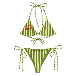 Tutto Bene Striped Triangle Bikini - Stylish Swimwear for Women
