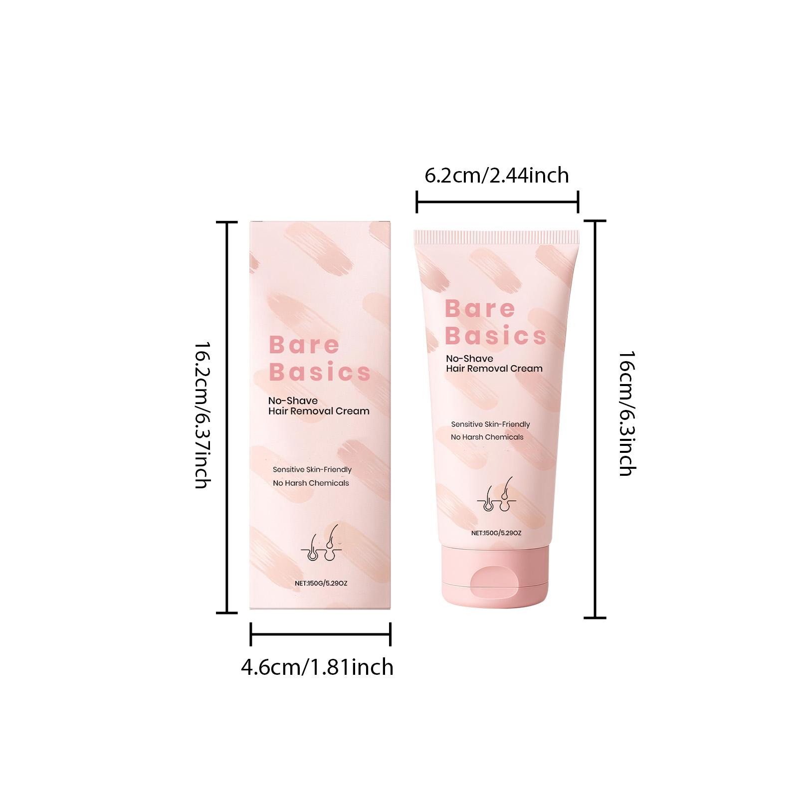 The Body Hair Removal Cream Is Gentle, Clean, Smooth And Fine. It Removes Hair From The Body Skin Without Irritation, Providing A Moist, Comfortable And Refreshing Feeling