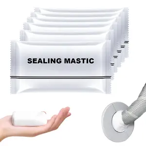 TOOLAZO Sealant Clay 2 Patented Sticky Pipe Sealant Mud for Air Conditioning Hole Blocking Anti Insect Windproof Quick Dry Adhesive