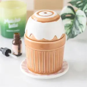 Cinnamon Tealight Wax Warmer - High Quality Wax Warmers for Wax Melts, Compatible with illuminatedbymia Gel Wax Melts, Decorative Wax Warmers for Wax Melts