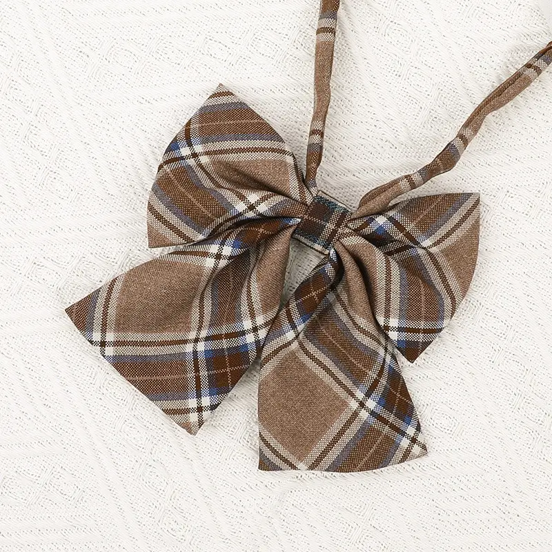 Palm plaid collar flower