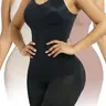 Women's Fajas Colombianas Shapewear Waist Trainer for Women Waist Cincher Shaper Tummy Control Butt Lifter Shaper with Zipper Crotch Detachable Shoulder Strap Suitable for Daily Wear or Training Underwear