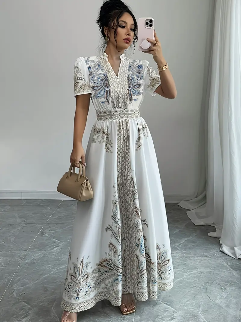 anthropologie paisley dress - TikTok Shop