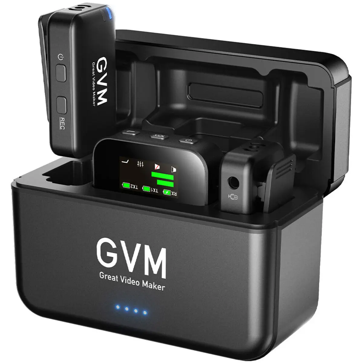GVM-MIC LM2 2-Person Wireless Microphone System for Cameras and Smartphones (2.4GHz)