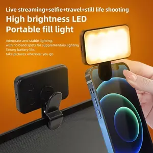 Mini Selfie Fill Light for Phones – Portable Clip-On LED Light for Flawless Skin & Natural Beauty Glow, Soft Lighting for Perfect Photos & Videos Anytime, Anywhere Cellphone