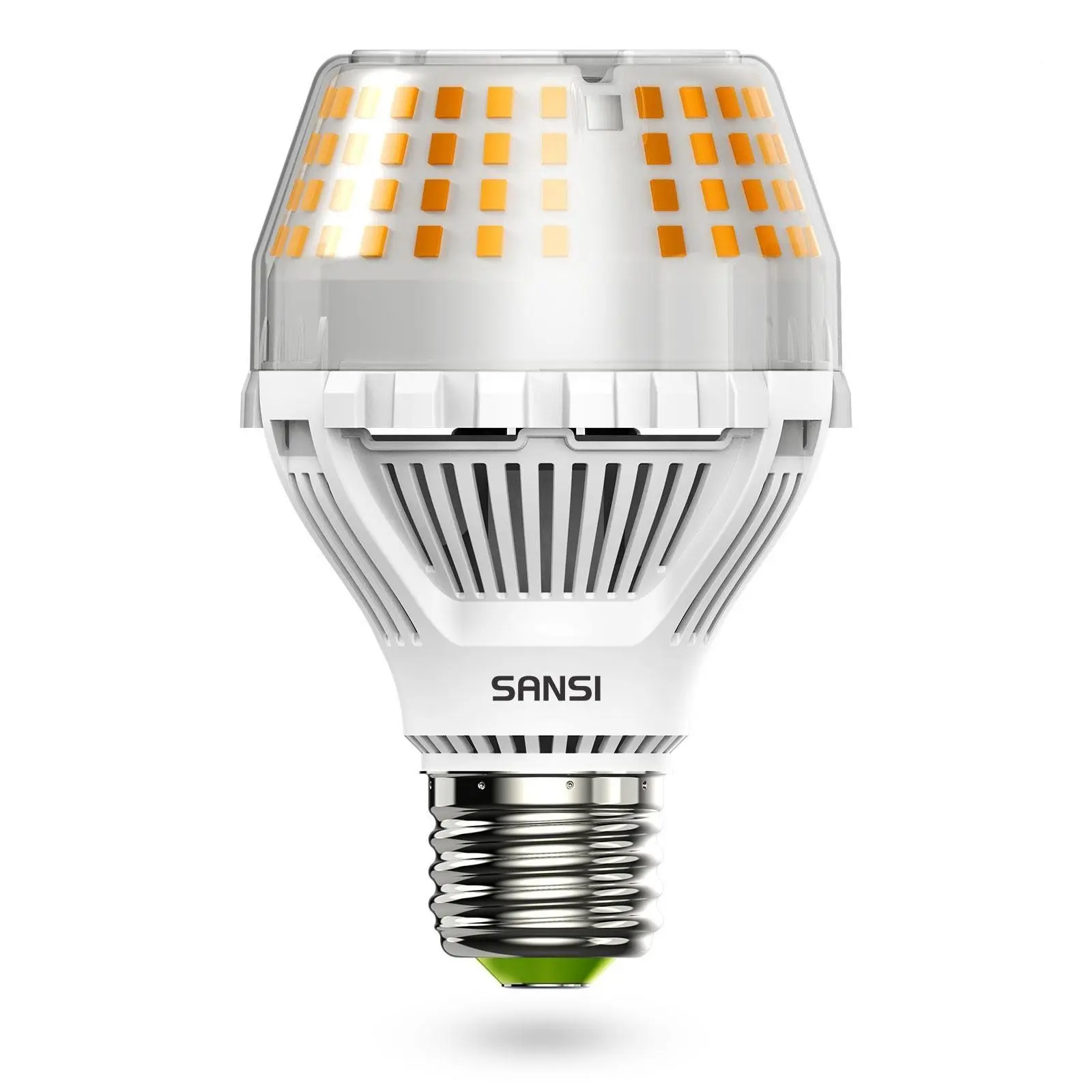 SANSI  3000 Lumens  LED Light Bulb w/Ceramic Technology, A19 5000K Daylight White Non-Dimmable Bulb, 20 Watts Industrial Light  Energy Saving Bulb for Home Office Garage Attic  Lights， energy efficient, Etl Listed, Patented Ceramic Technology, Energy Effi