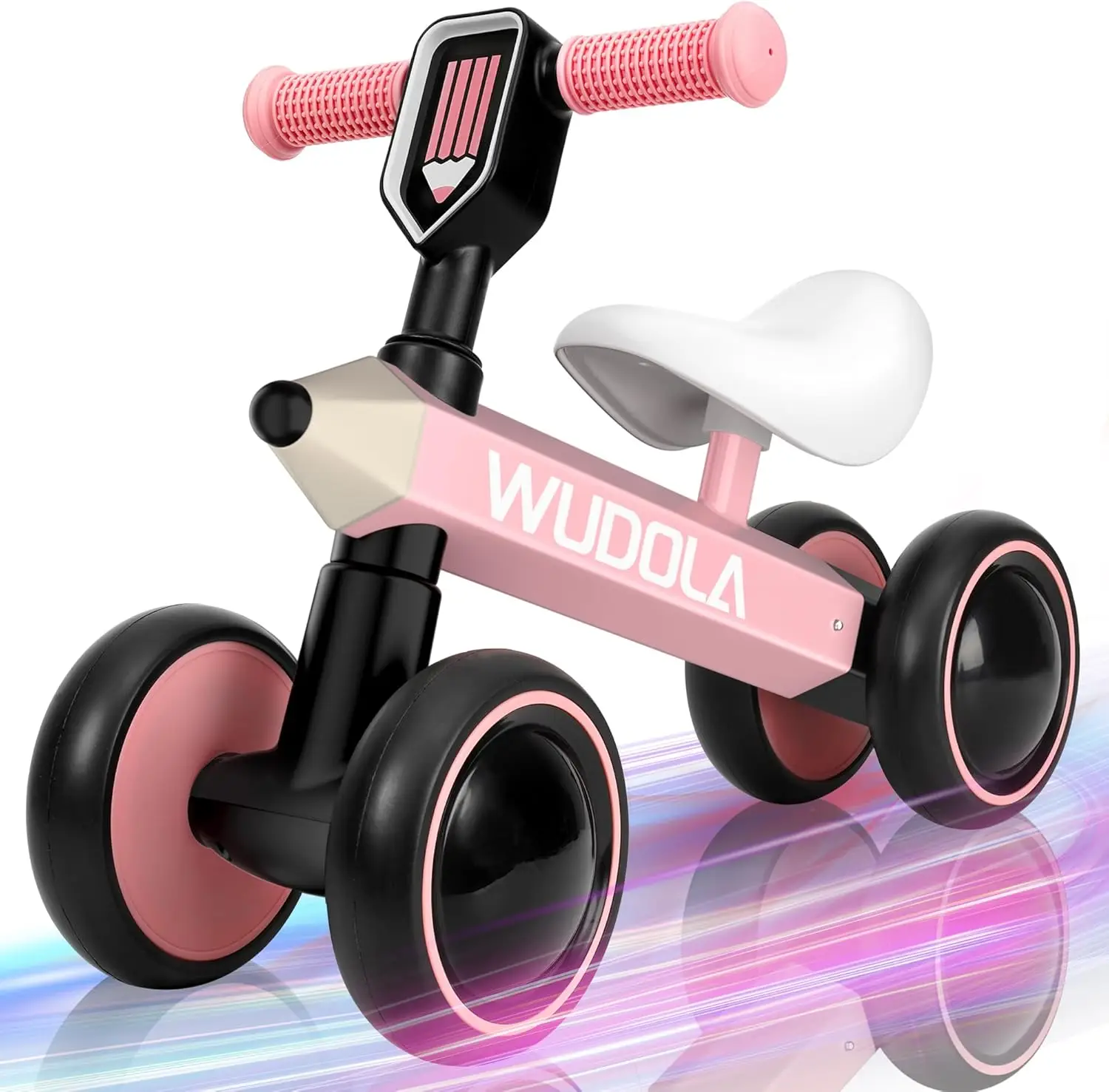 Baby Balance Bike, Bike for 1 Year Old, Birthday Gifts for Boys and Girls, No Pedal 4 Silence Wheels & Soft Seat First Bike, Baby Sports , Birthday Gi