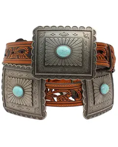 Ariat Women's Women'S Turquoise Concho Western Belt - A1532108