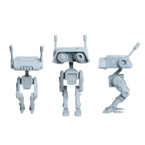 BD-1 Droid 3D Printed Art Toy - Glued Together, Sturdy PLA, No Movement or Articulation, Two Delivery Options Available