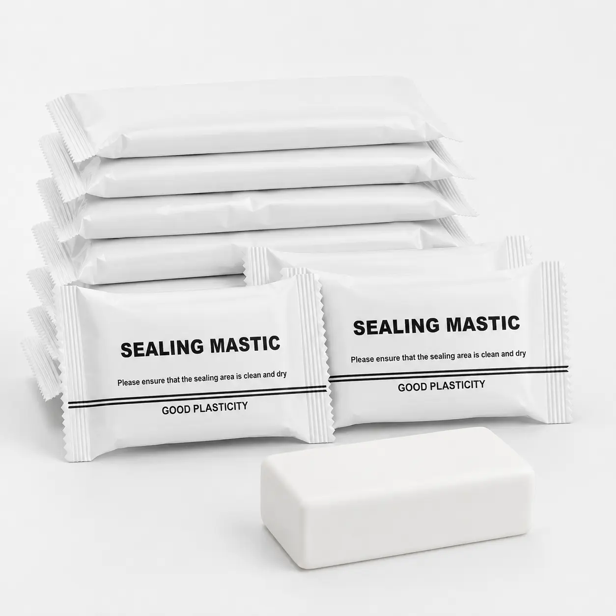 10-Pack Waterproof Sealant Mastic Pipe Repair Putty, Quick-Dry Leak-Proof Weatherproof Air-Tight Sealer, for Wall Holes, Drain Fixes, Pipe Maintenance