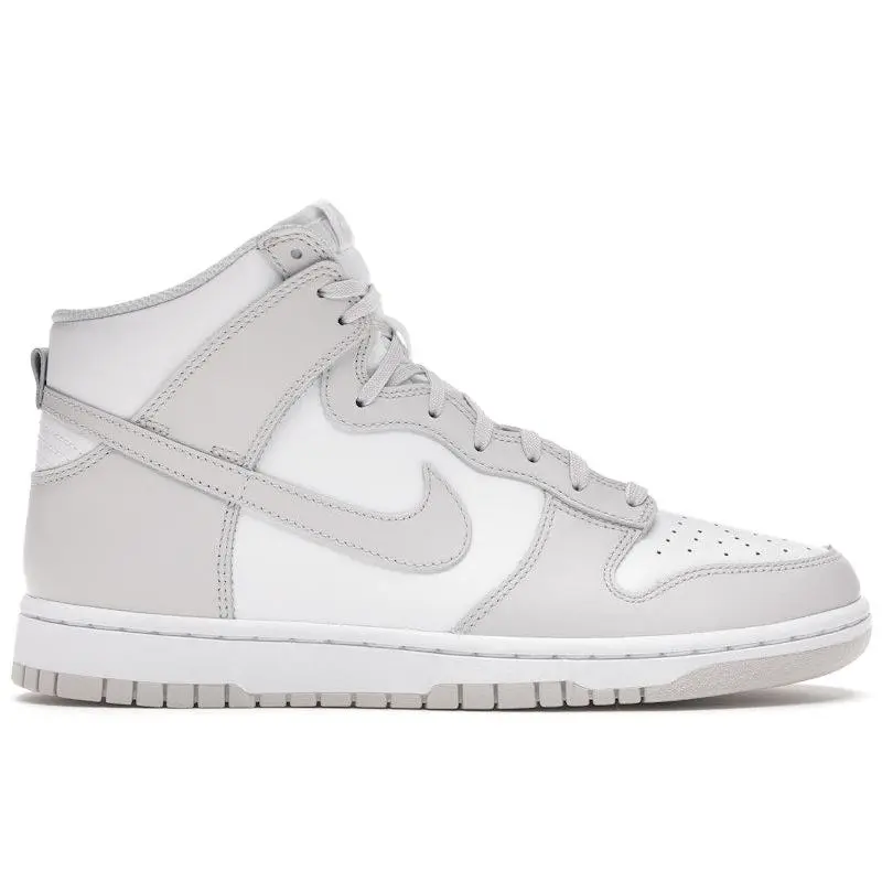 Nike Men's Dunk High Retro White Vast Grey, from StockX