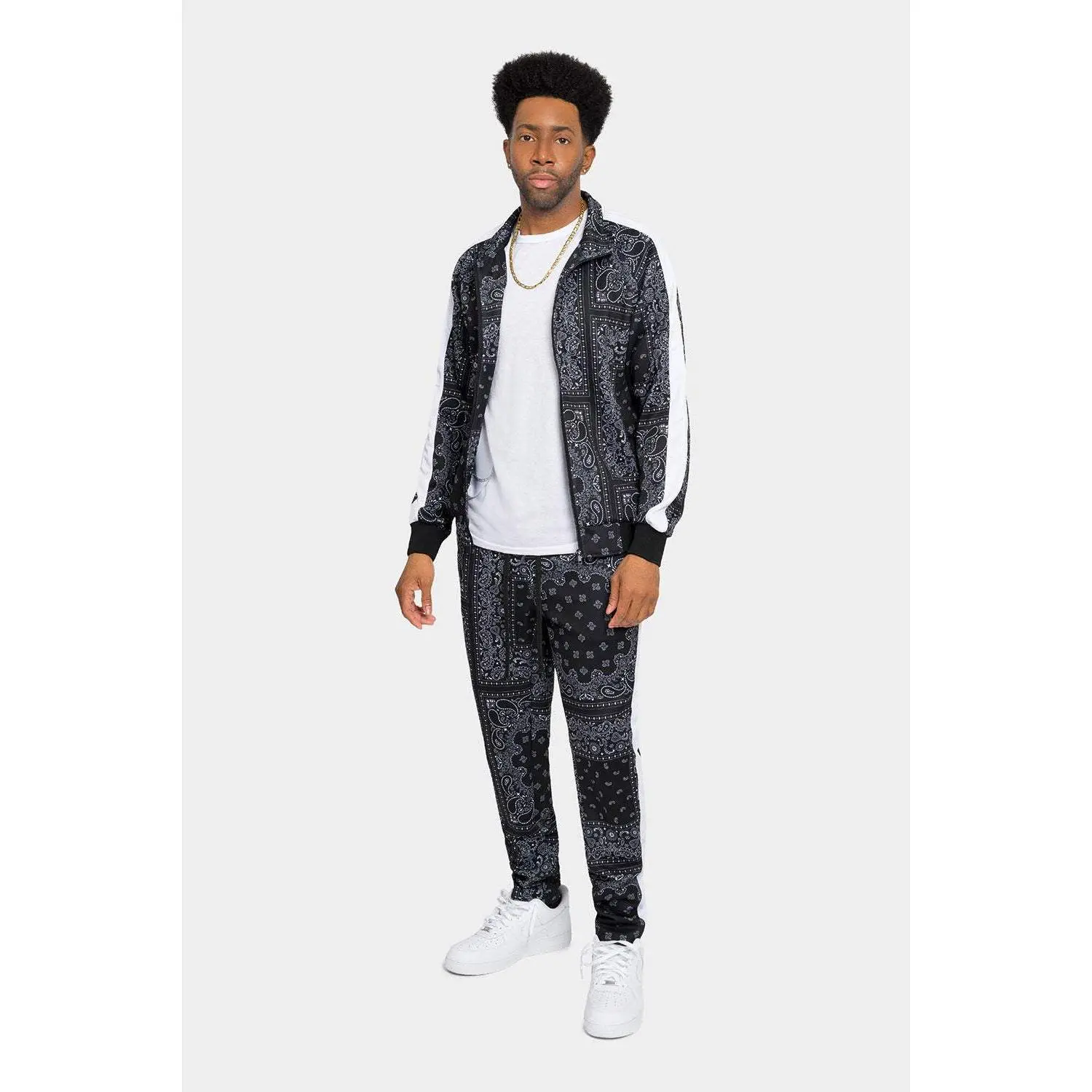 Accented Bandana Track Suit