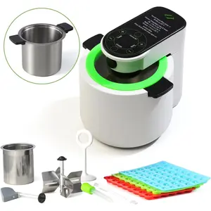 Herbnifique 3-In-1 Decarboxylator & Oil Infuser &  Maker Machine With Mixing Function, Tincture Maker,  Recipe Book Included (White)