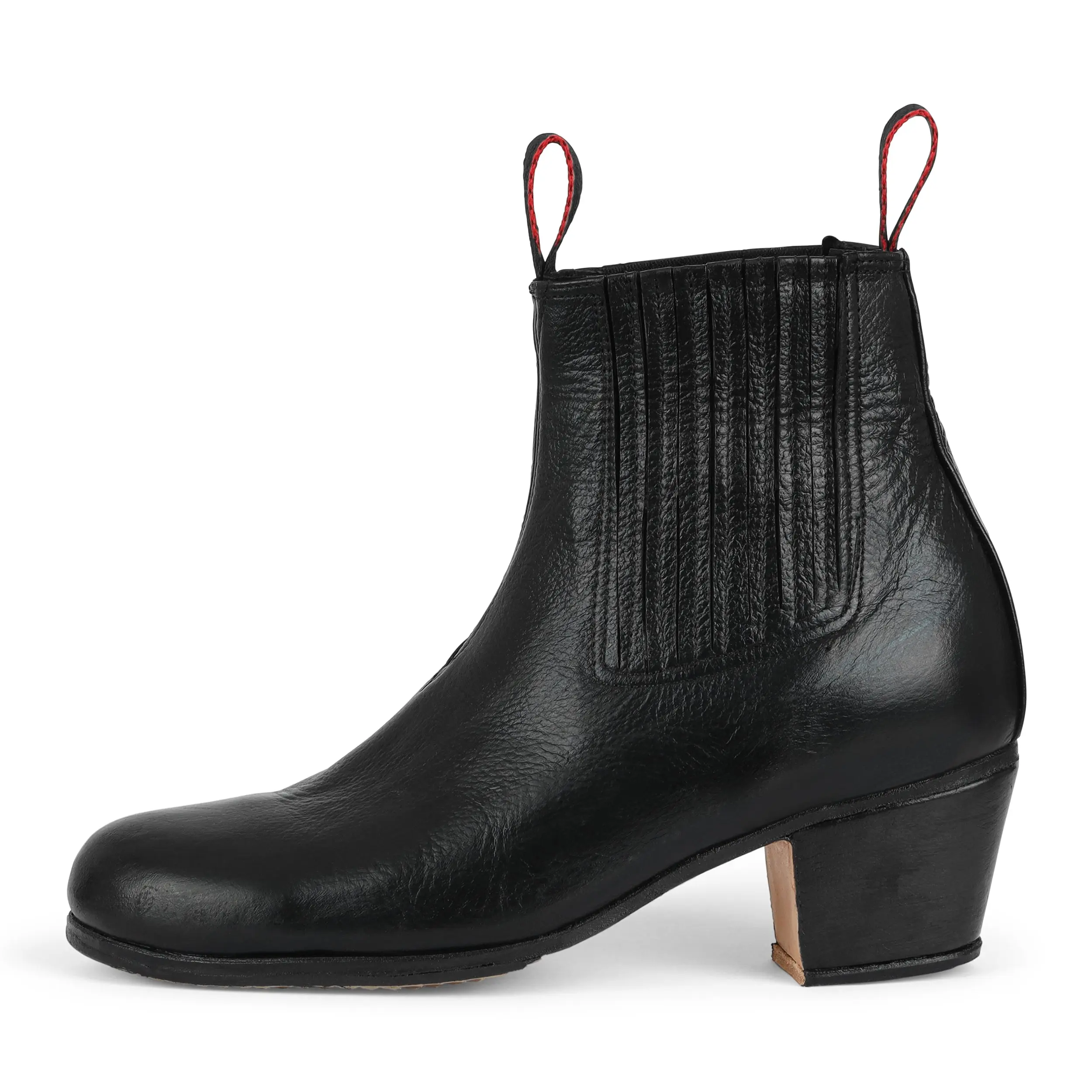 Folkicks Men's Folklorico Boots with Nails, Leather, 6cm Heel
