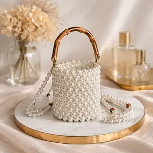 Unique Tulip-Shaped Top Handle Bag - Vibrant Orange Pebbled Vegan Leather Bucket Purse - Elegant Petal Detail Handbag for Women