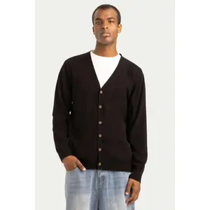 Daily Men's V Neck Cardigan