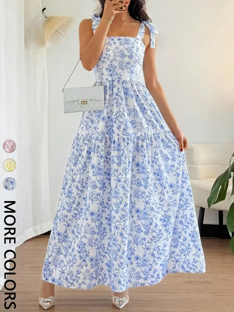 blue and white long dress - TikTok Shop blue and white long dress - TikTok Shop