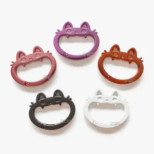 Cat Carabiners (2.25")  Zinc Alloy PVD Coated Carabiners (Not for Climbing)