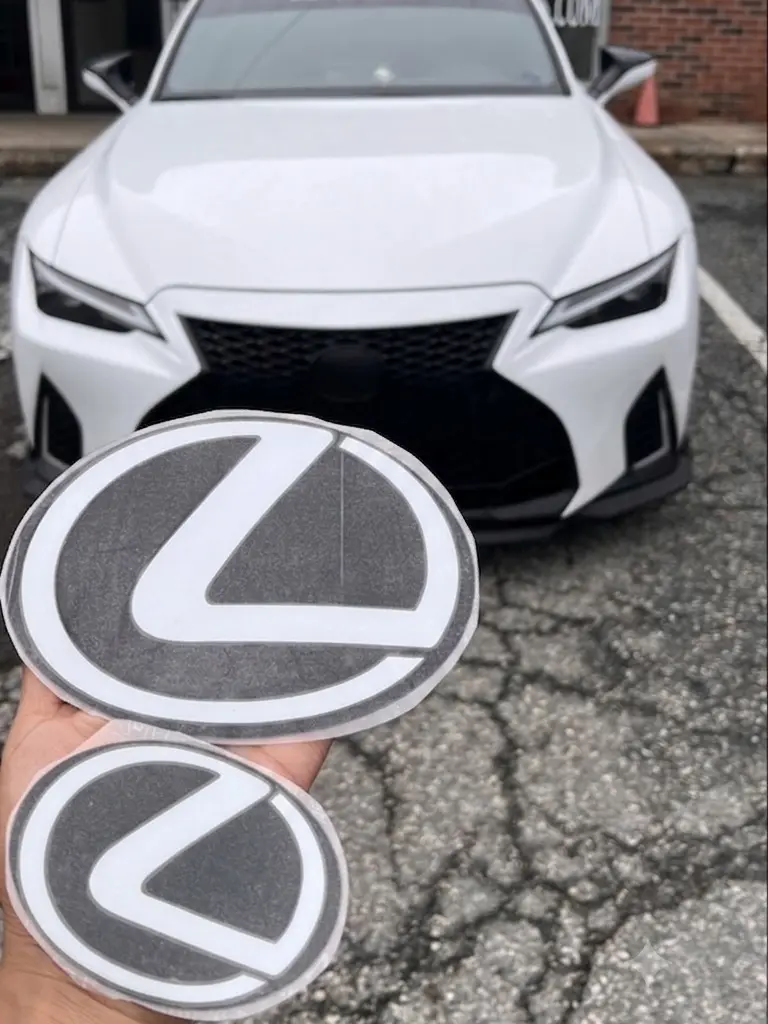 Lexus Front & Rear Badge Decal Overlays