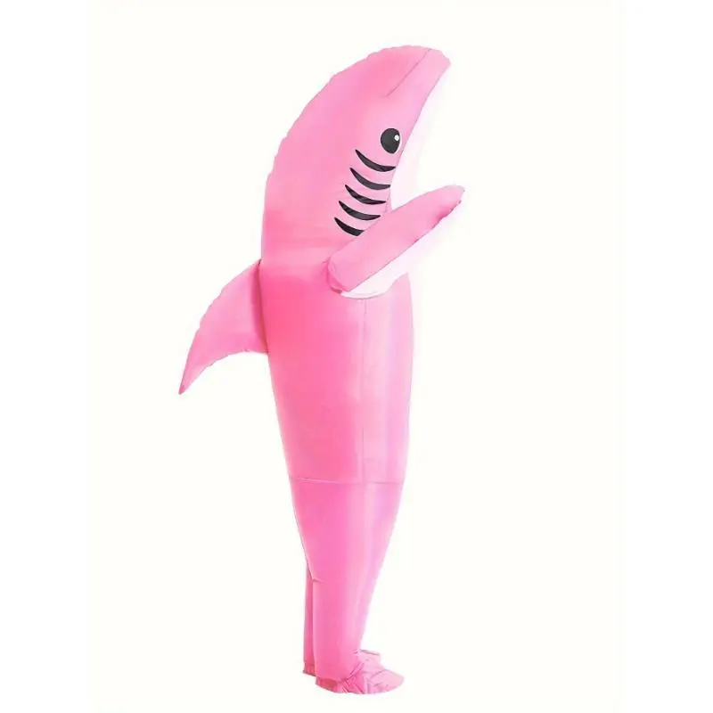 Funny Inflatable Shark Costume For Adult Shark Blow Up Costume Inflatable Halloween Party Costumes For Men Funny Inflatable Shark Costume For Adult Shark Blow Up Costume Inflatable Halloween Party Costumes For Men
