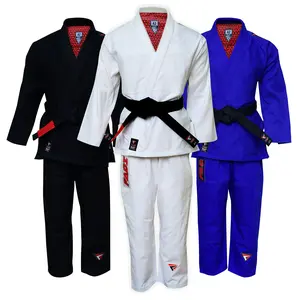 FADI SPORTS Ray Series BJJ Gi for Men Heavy-Duty Poly Cotton Brazillian Jiu Jitsu Suit Perfect Fit Durable Training Outfit
