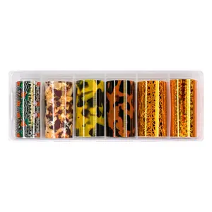 Nail Art Foil Box / 6 Designs / Autumn Tortoise Foil Box