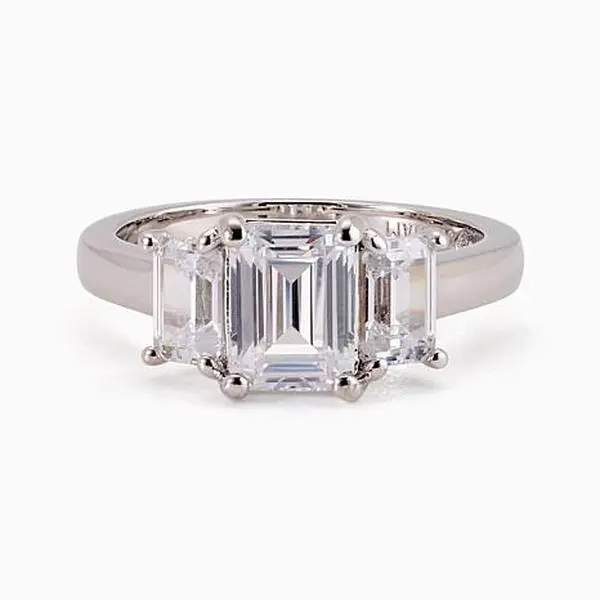 Radiance by Absolute™ 3-Stone CZ Ring