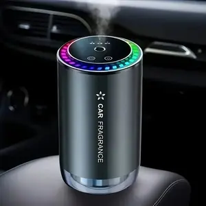 2025 Car Intelligent Diffuser Mini Auto Mist, Multi-functional Car Air Freshener Diffuser, Long-lasting Deodorizing, Starry Roof Ambient Light, Suitable for Halloween, Christmas