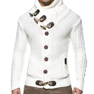 2025 autumn and winter knitted jacket turtleneck sweater men's clothing fall outfits Pullover Knitwear