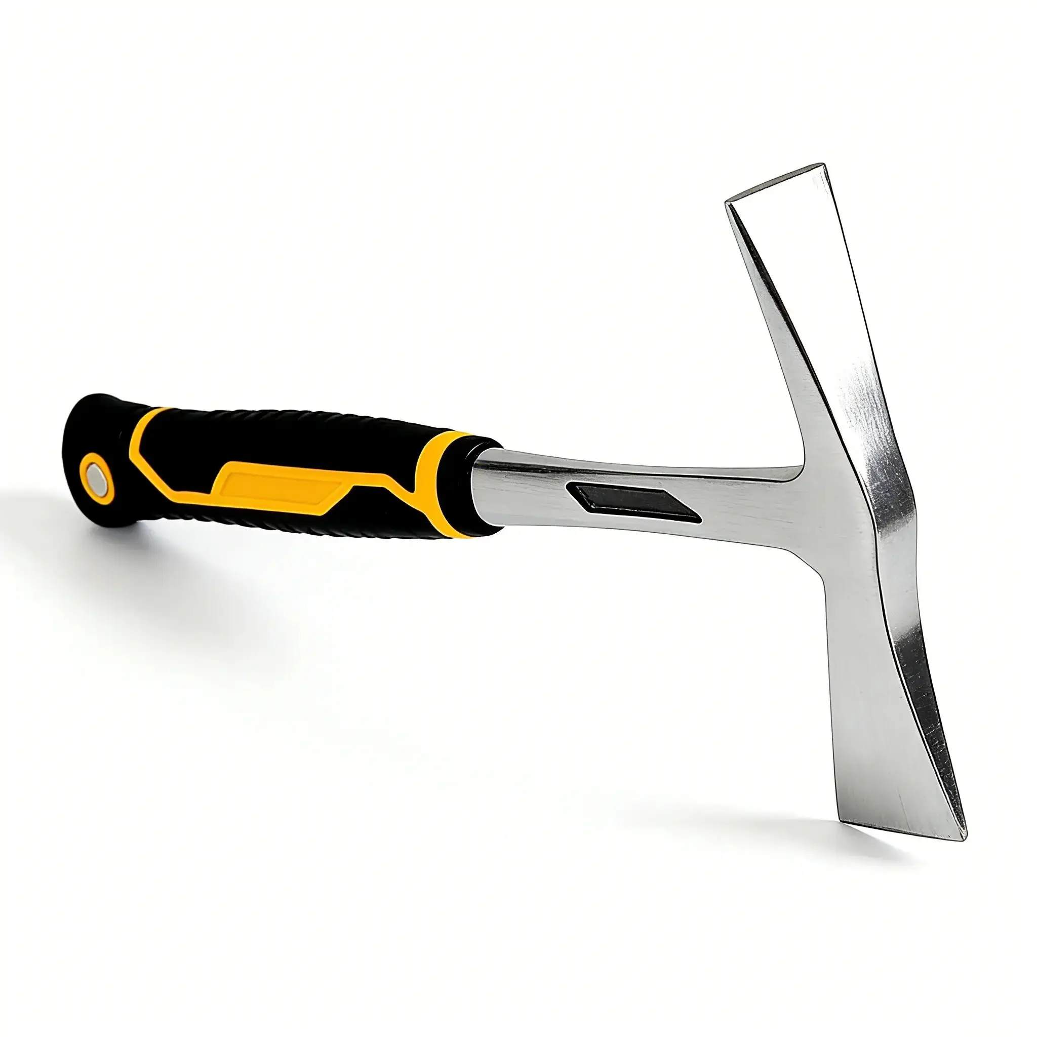 12.8" Manganese Steel Survival Pickaxe, Compact Multi-Function Hand Tool with Ergonomic Shock-Absorbent Non-Slip Grip, Ideal for Digging, Outdoor Hiking (Sports & Outdoor Camping & Hiking Axes)