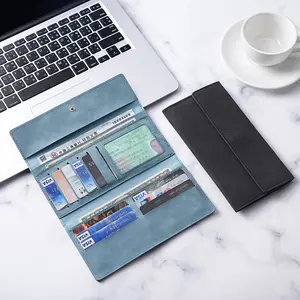 Lightweight Long Wallet 2025 New Model Multi-card Slot Functional Slim Wallet Card Holder Integrated Leather Wallet Protection RFID with Bifold Minimalist outdoorfun premium box high-quality daily gift